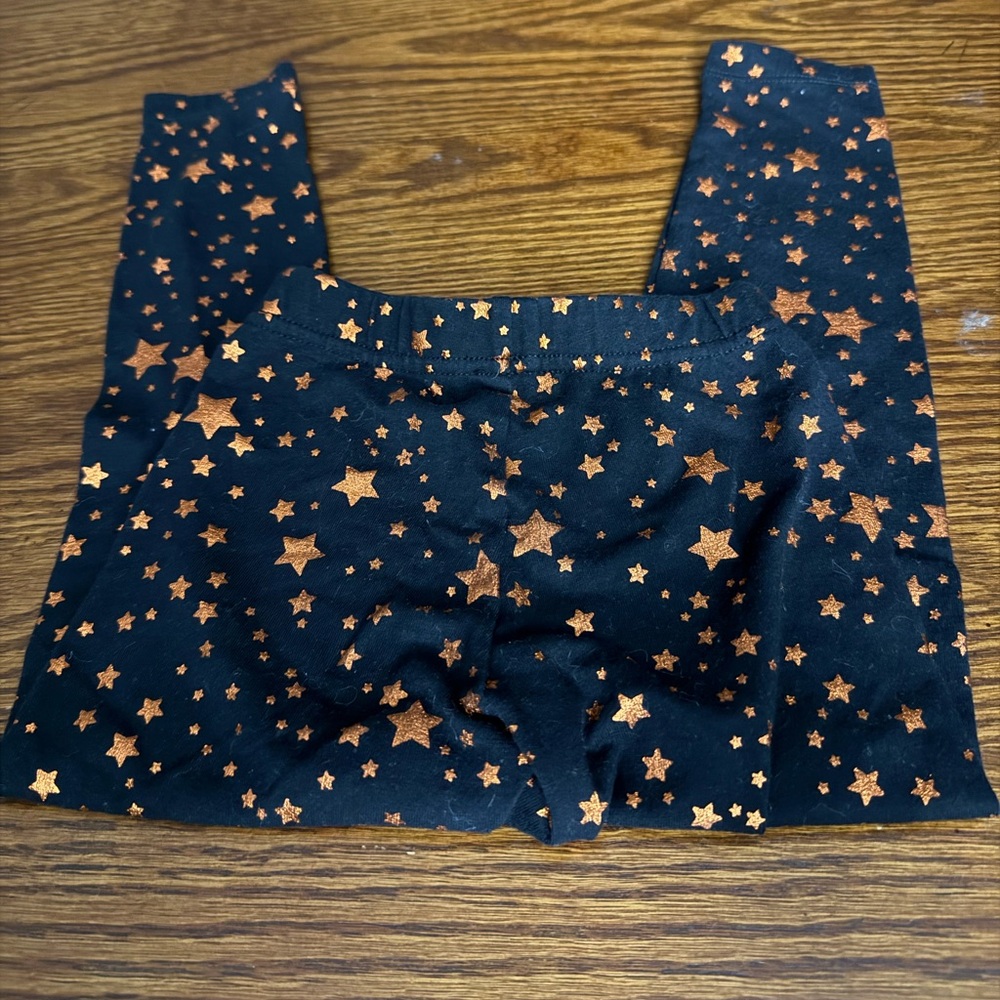 Celebrate Halloween Black and Orange Star Pants